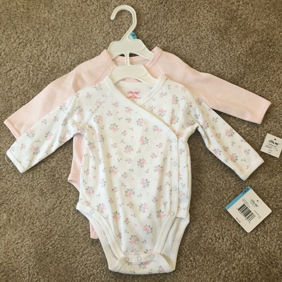 side snap onesies girl